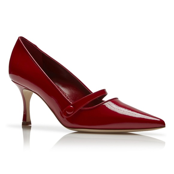 Manolo Blahnik Shoes - Manolo Blahnik brown patent leather pointed heels